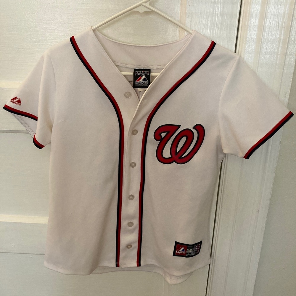 Majestic Washington Nationals Bryce Harper Baseball Jersey Size Small